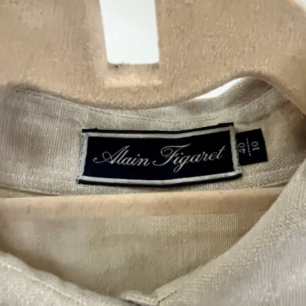 Alaian Figaret Beige Oversize Shirt Size - Picture 3 of 3
